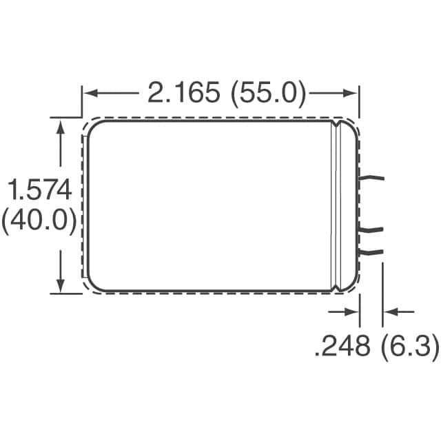 ALC10C152EG250 KEMET  Aluminum Electrolytic Capacitors